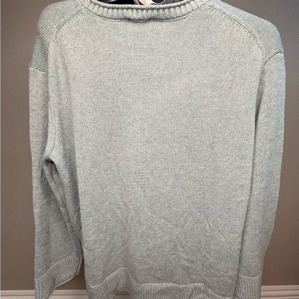 WomensElla Moss Green Crew Neck Sweater size Large NWT
